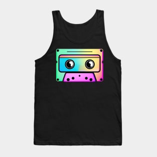 Retro Casette Cute Kawaii Retro 1980s Colorful Tank Top